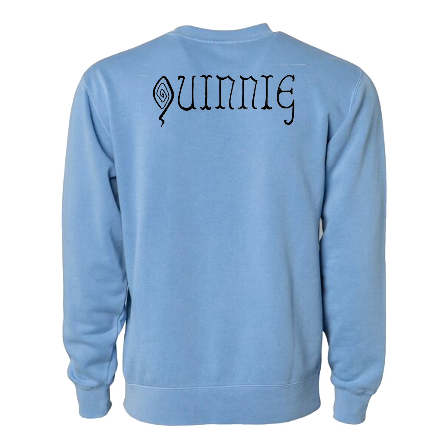 blue crewneck